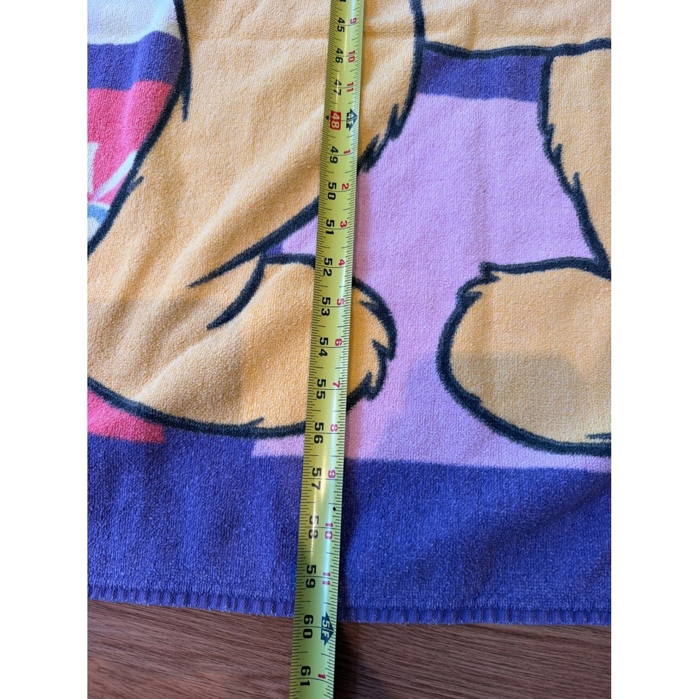 Vintage Disney Winnie the Pooh Beach Towel 100 Acre Collection‎ Purple 35x60 - Picture 5 of 8